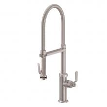 California Faucets K81-150SQ-BL-MOB - Squeeze Lever Culinary Kitchen Faucet