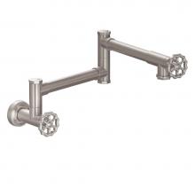 California Faucets K81-200-80WH-PC - Dual Handle Wall Mount