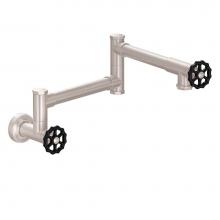 California Faucets K81-200-80RB-PC - Dual Handle Wall Mount