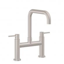 California Faucets K51-123-52-PC - Bridge Kitchen Faucet - Quad Spout
