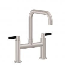 California Faucets K51-123-E3B-PC - Bridge Kitchen Faucet - Quad Spout