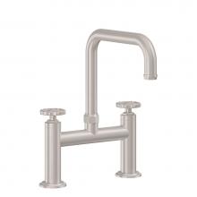California Faucets K81-123-WH-PC - Bridge Kitchen Faucet - Quad Spout