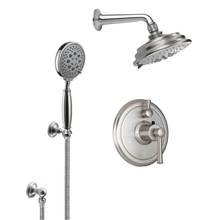 California Faucets KT02-48.18-RBZ - Miramar Styletherm 1/2'' Thermostatic Shower System with Showerhead and Hand Shower