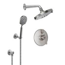 California Faucets KT02-66.20-RBZ - Tiburon Styletherm 1/2'' Thermostatic Shower System with Showerhead and Hand Shower