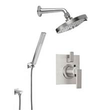 California Faucets KT02-77.18-RBZ - Morro Bay Styletherm 1/2'' Thermostatic Shower System with Showerhead and Hand Shower