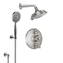 California Faucets KT12-48.20-RBZ - Miramar Styletherm 1/2'' Thermostatic Shower System with Shower Head and Hand Shower on