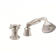 California Faucets TO-48X.13M.20-MWHT - Traditional Handshower & Diverter Trim Only for Roman Tub