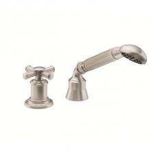 California Faucets TO-48X.15.20-BNU - Cobra Handshower & Diverter Trim Only for Roman Tub