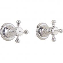 California Faucets TO-6006L-MWHT - 2 Handle Tub or Shower Trim Only