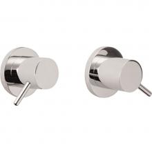 California Faucets TO-6206L-WHT - 2 Handle Tub or Shower Trim Only