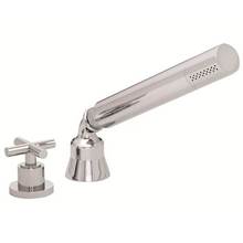 California Faucets TO-65.62.20-MWHT - Contemporary Handshower & Diverter Trim Only for Roman Tub