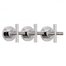 California Faucets TO-6503L-RBZ - 3 Handle Tub And Shower Trim Only