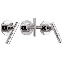 California Faucets TO-6603L-MOB - 3 Handle Tub and Shower Trim Only