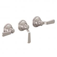 California Faucets TO-8003L-MOB - 3 Handle Tub and Shower Trim Only