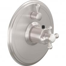 California Faucets TO-TH1L-60-MWHT - StyleTherm® Trim Only with Single Volume Control