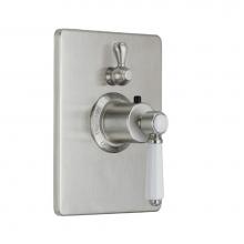 California Faucets TO-THC1L-35-MOB - StyleTherm ® Trim Only with Single Volume Control