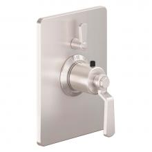 California Faucets TO-THC1L-80-MOB - StyleTherm ® Trim Only with Single Volume Control - Ball Lever Handle