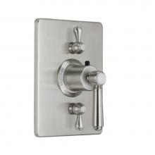 California Faucets TO-THC2L-33-MOB - StyleTherm ® Trim Only with Dual Volume Control