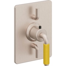 California Faucets TO-THC2L-41-YP-WHT - StyleTherm® Trim Only with Dual Volume Control