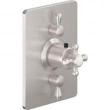 California Faucets TO-THC2L-60-MWHT - StyleTherm® Trim Only with Dual Volume Control