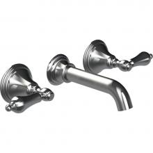California Faucets TO-V5502-7-PC - Two Handle Lavatory Wall Faucet Trim Only