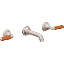 California Faucets TO-V6002-7-OP-PC - Two Handle Lavatory Wall Faucet Trim Only