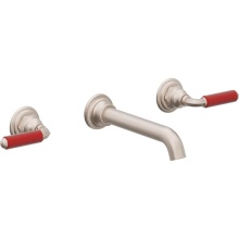 California Faucets TO-V6002-9-RD-PC - Two Handle Lavatory Wall Faucet Trim Only