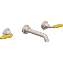 California Faucets TO-V6002-9-YP-PC - Two Handle Lavatory Wall Faucet Trim Only