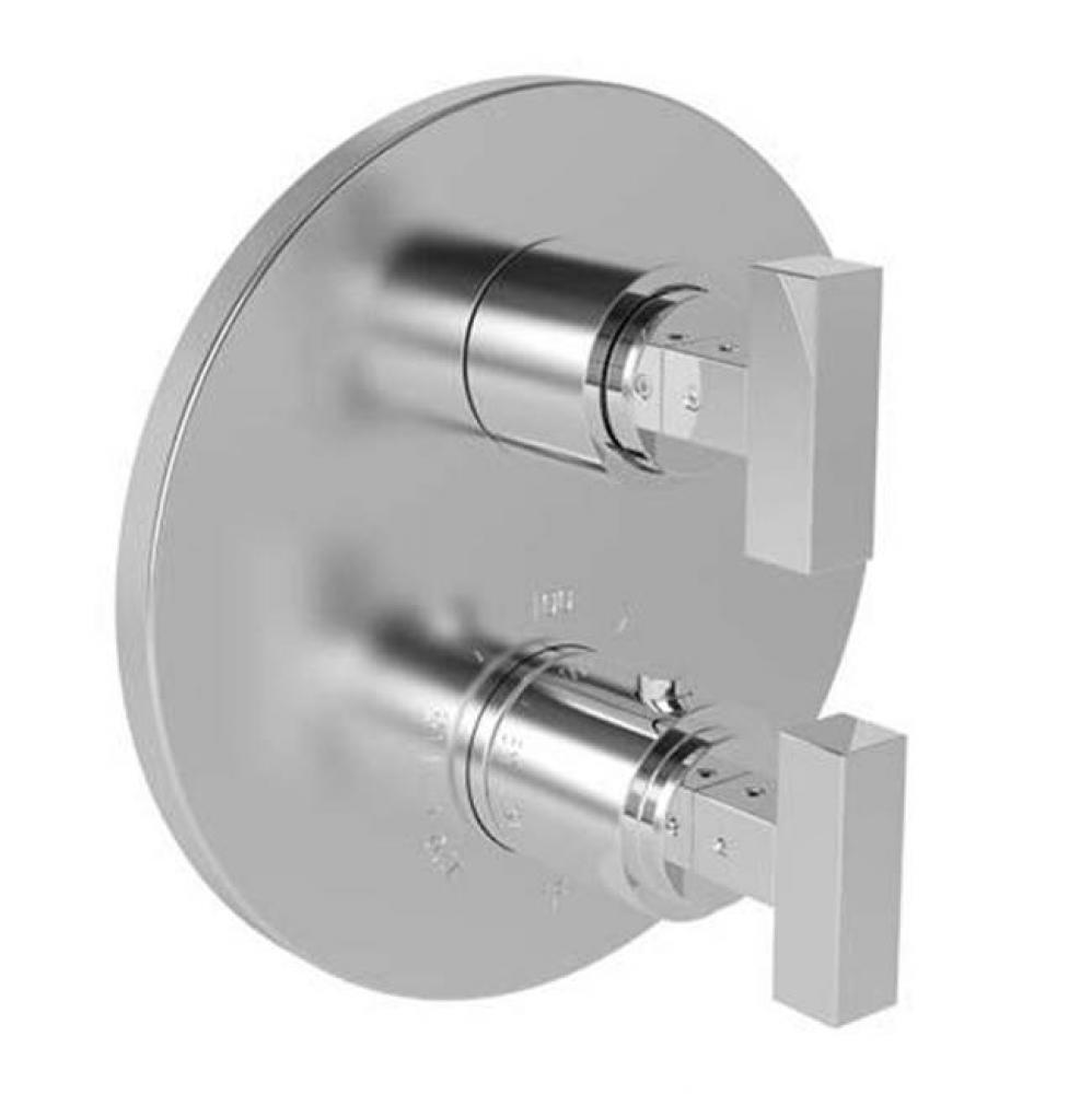 1/2'' Round Thermostatic Trim Plate with Handle