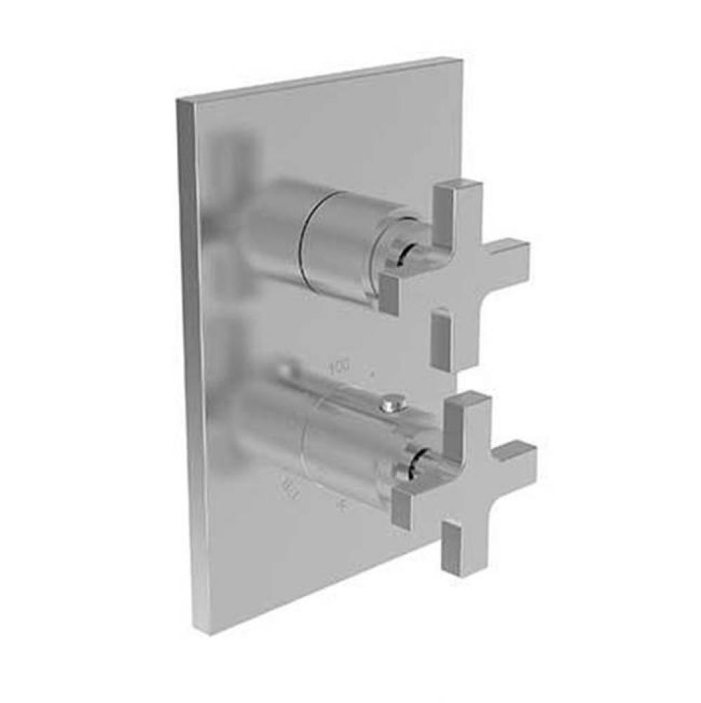 1/2'' Square Thermostatic Trim Plate with Handle