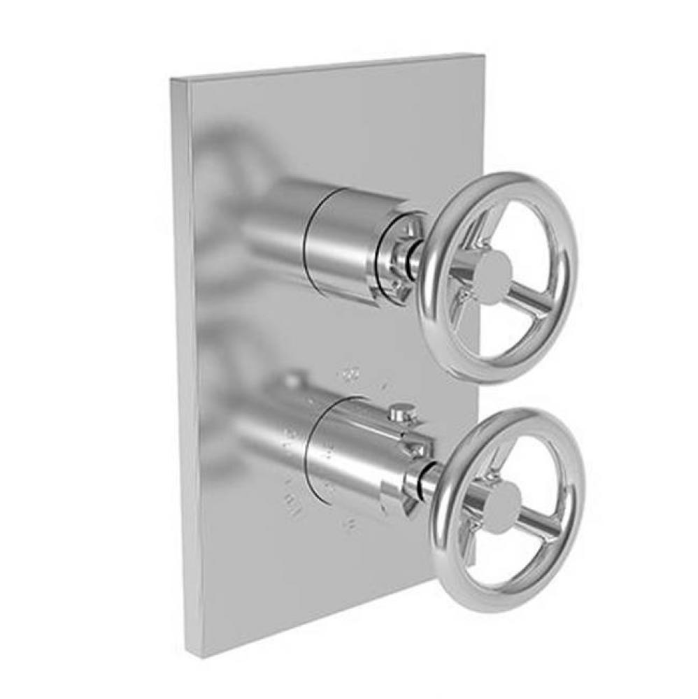 1/2'' Square Thermostatic Trim Plate with Handle
