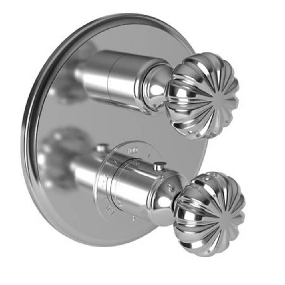 1/2'' Round Thermostatic Trim Plate With Handle