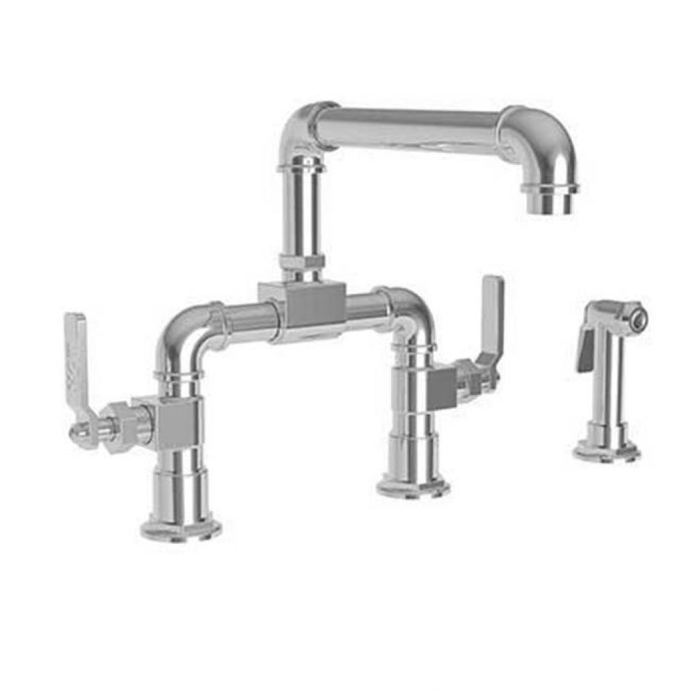 Kitchen Bridge Faucet with Side Spray