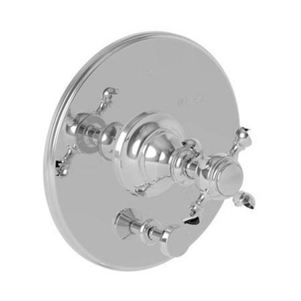 Balanced Pressure Tub & Shower Diverter Plate with Handle