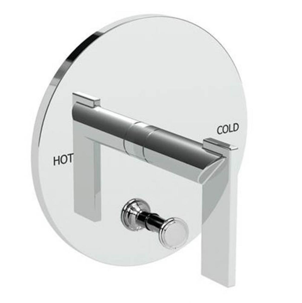 Balanced Pressure Tub & Shower Diverter Plate with Handle