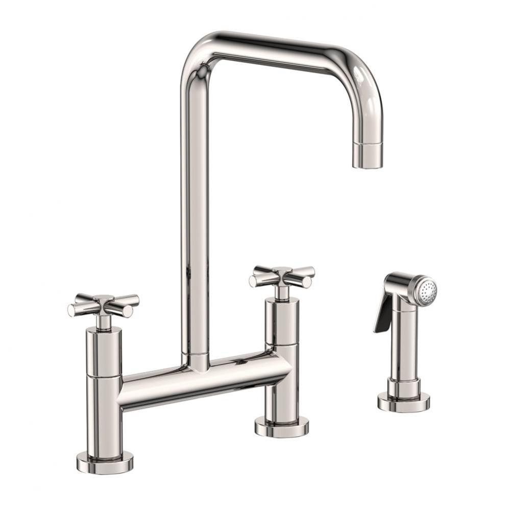 Kitchen Bridge Faucet with Side Spray