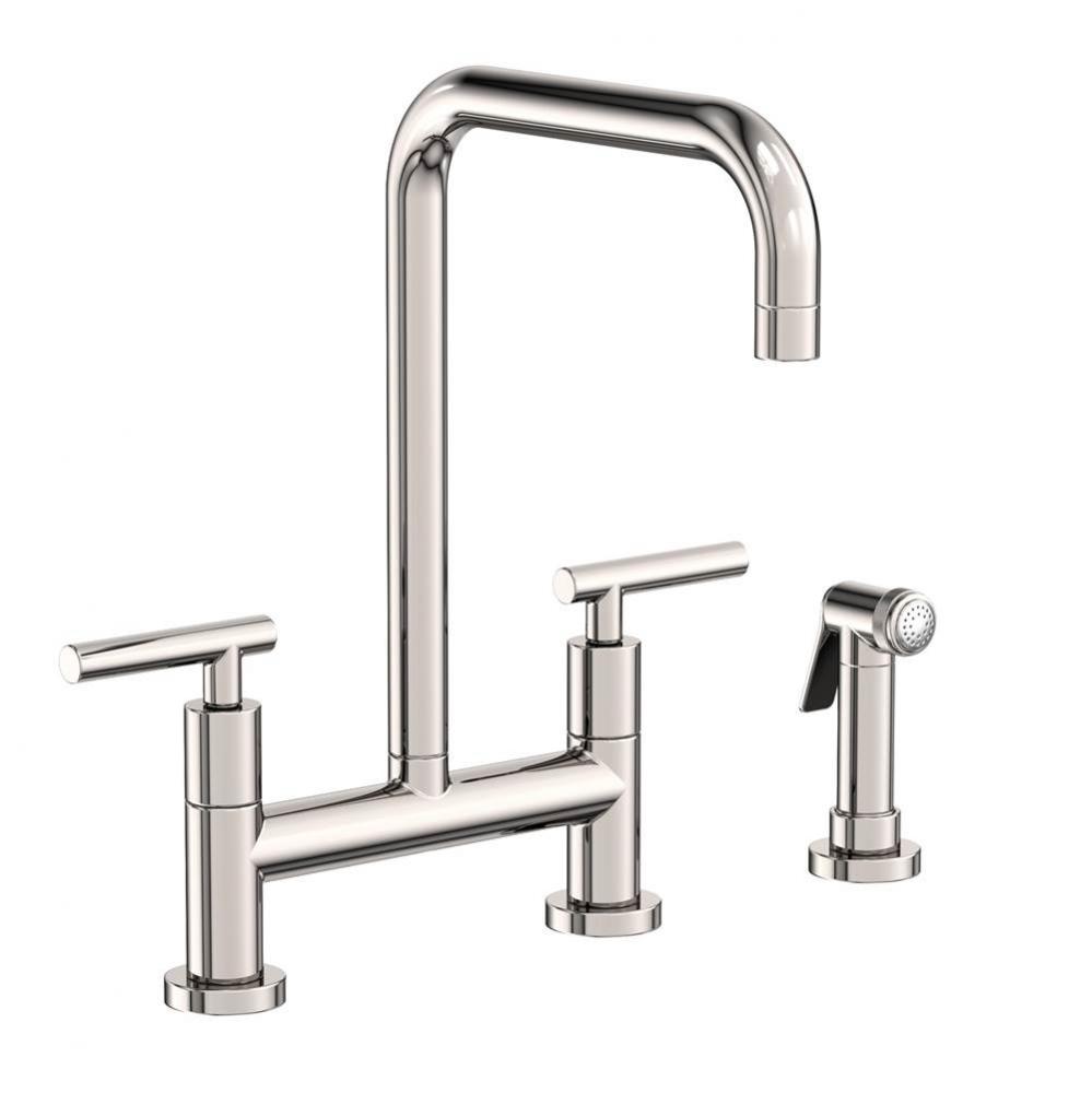 Kitchen Bridge Faucet with Side Spray