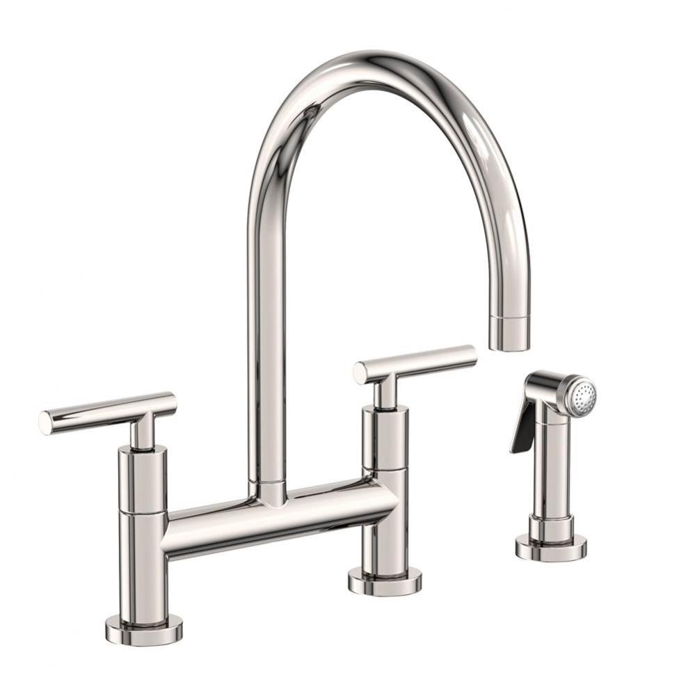 Kitchen Bridge Faucet with Side Spray