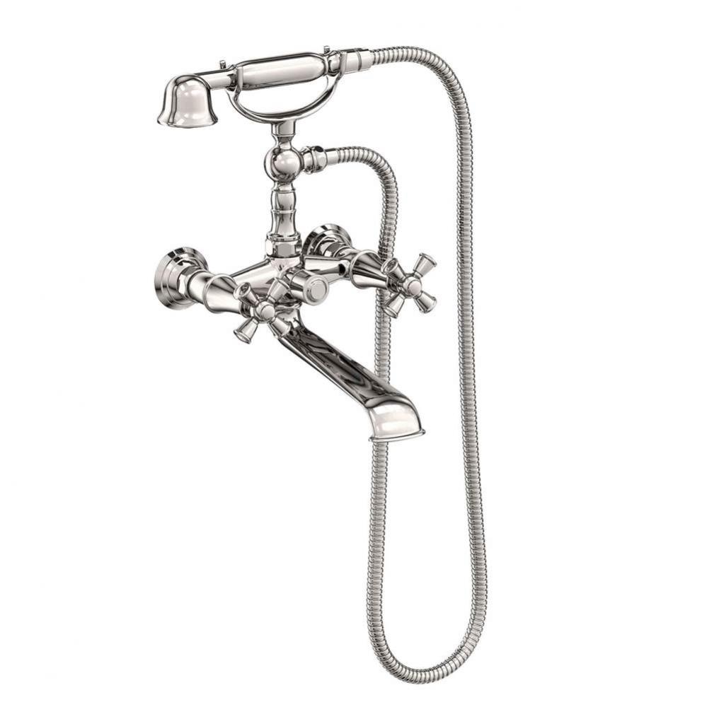 Exposed Tub & Hand Shower Set - Wall Mount