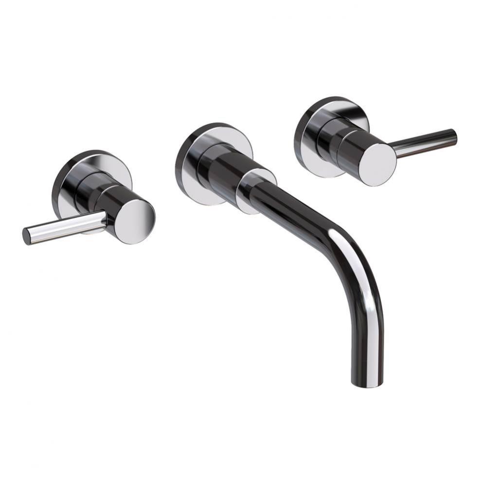 East Linear Wall Mount Lavatory Faucet