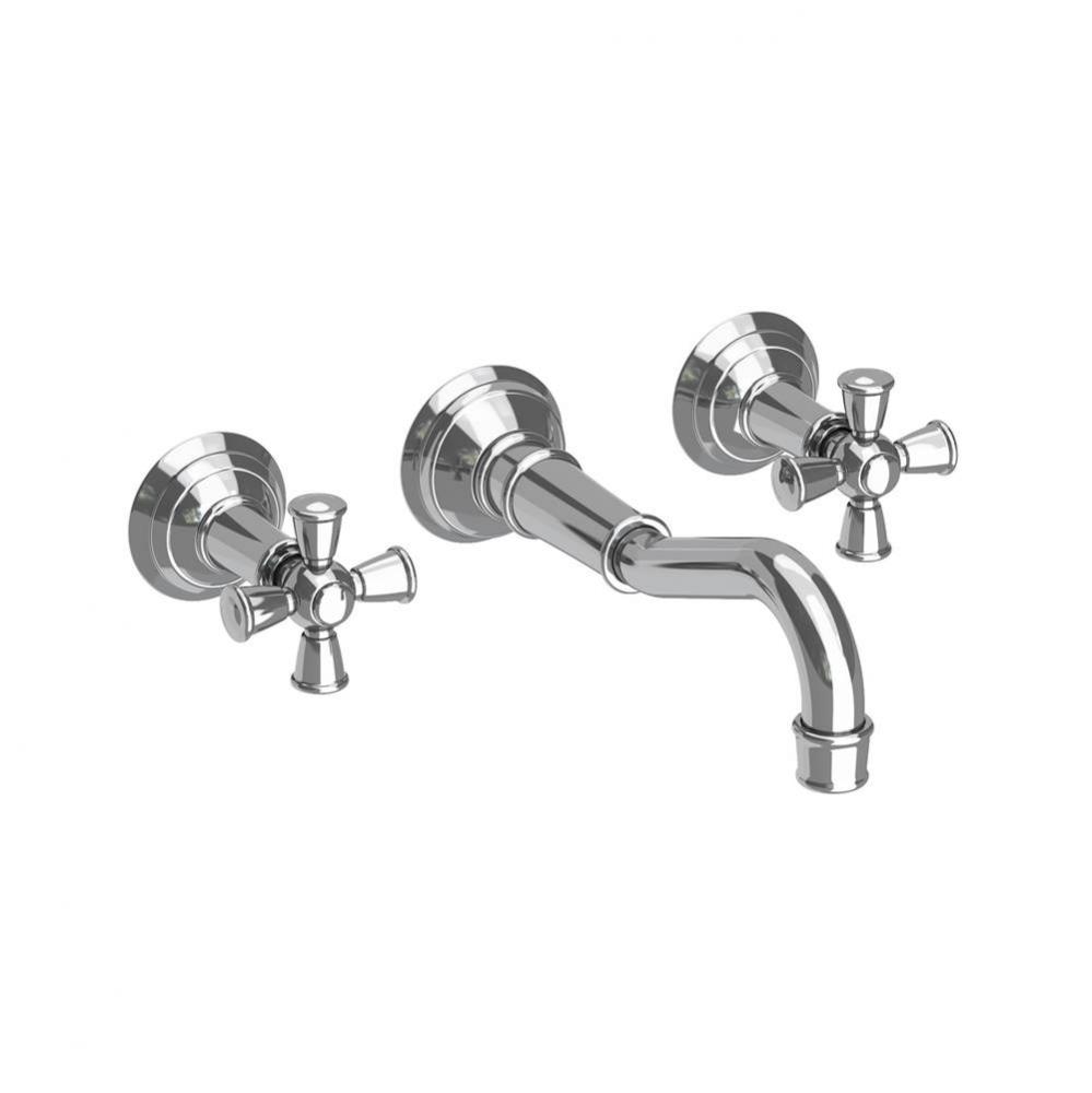 Jacobean Wall Mount Lavatory Faucet