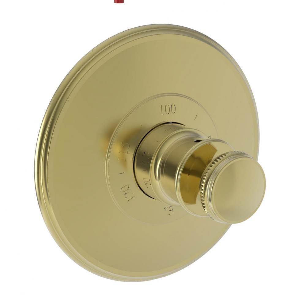 Ithaca 3/4'' Round Thermostatic Trim Plate with Handle