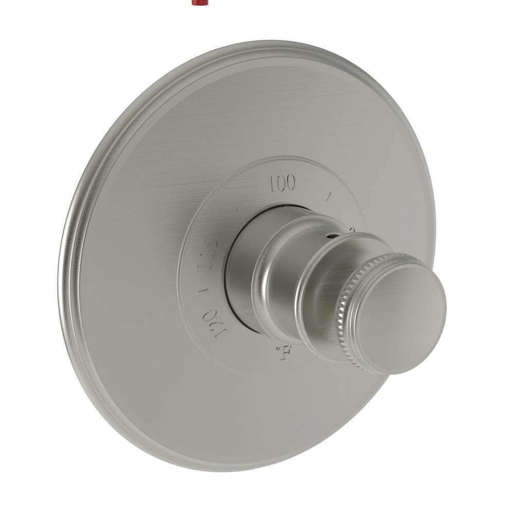 Ithaca 3/4'' Round Thermostatic Trim Plate with Handle