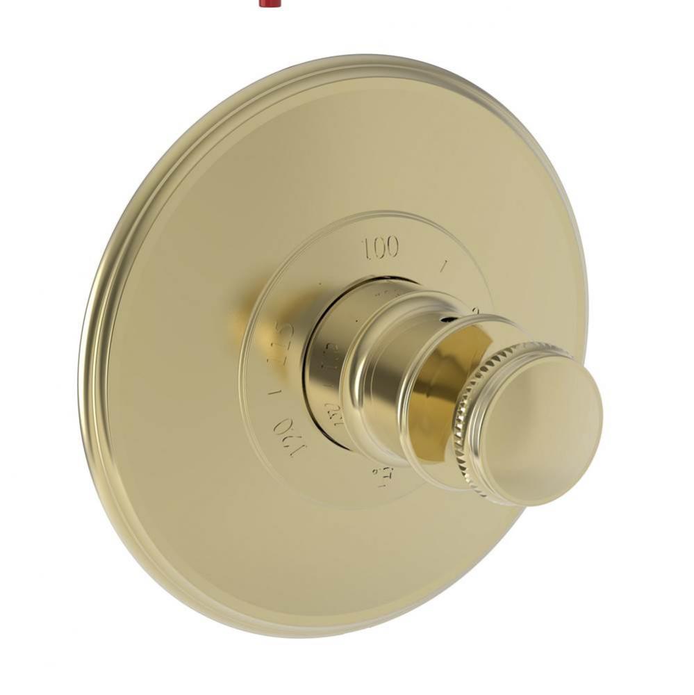 Ithaca 3/4'' Round Thermostatic Trim Plate with Handle