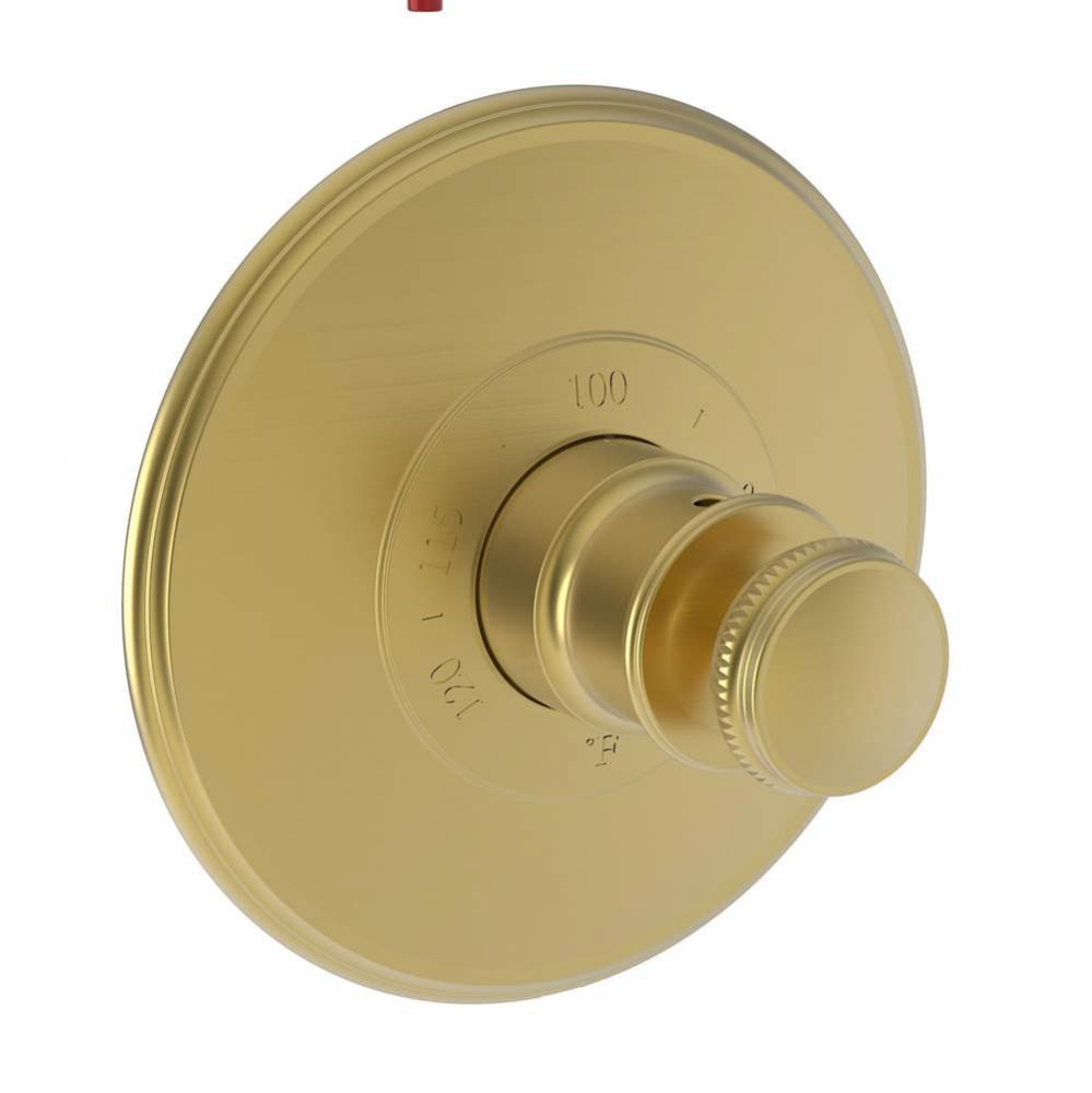 Ithaca 3/4'' Round Thermostatic Trim Plate with Handle