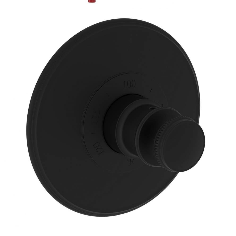 Ithaca 3/4'' Round Thermostatic Trim Plate with Handle