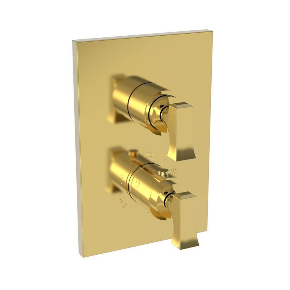Joffrey 1/2'' Square Thermostatic Trim Plate with Handle