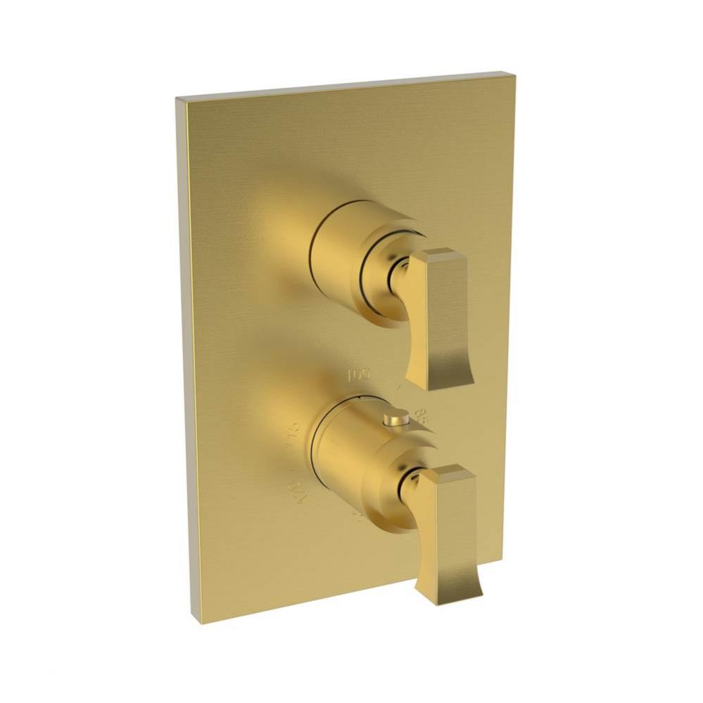 Joffrey 1/2'' Square Thermostatic Trim Plate with Handle