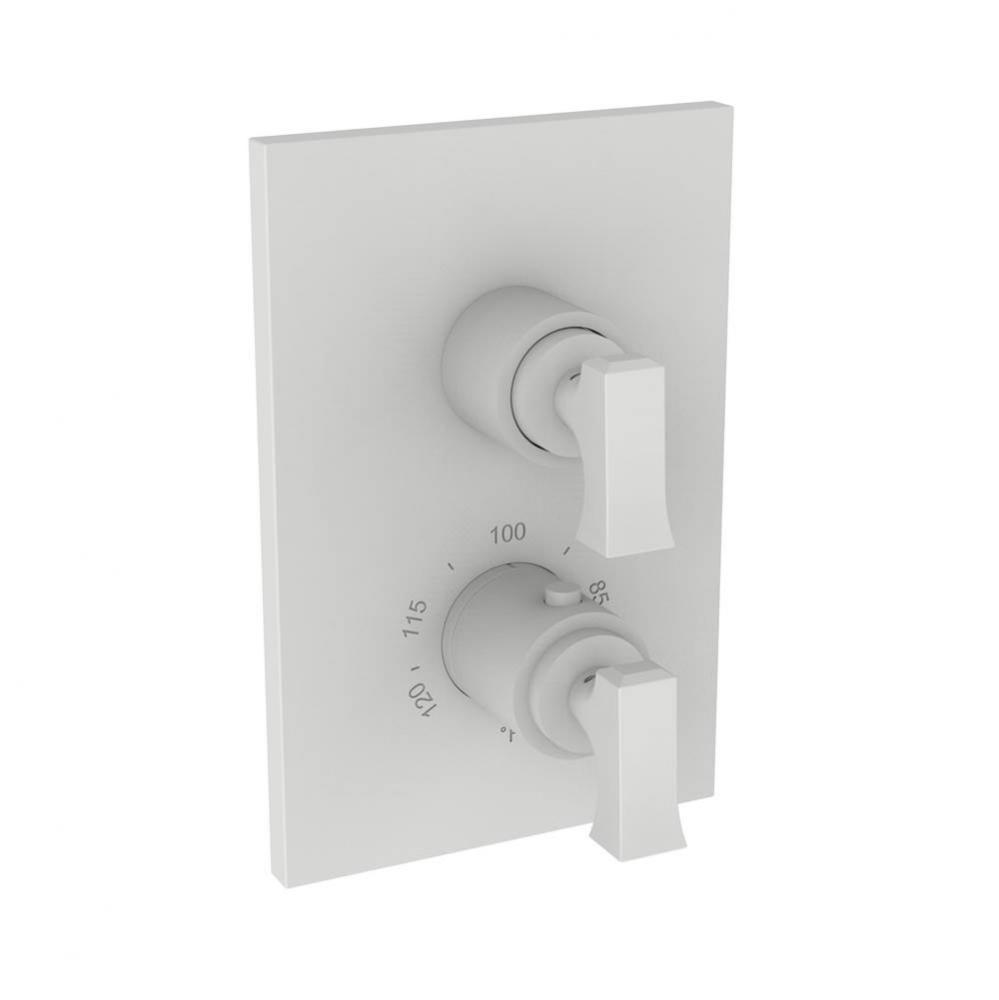 Joffrey 1/2'' Square Thermostatic Trim Plate with Handle