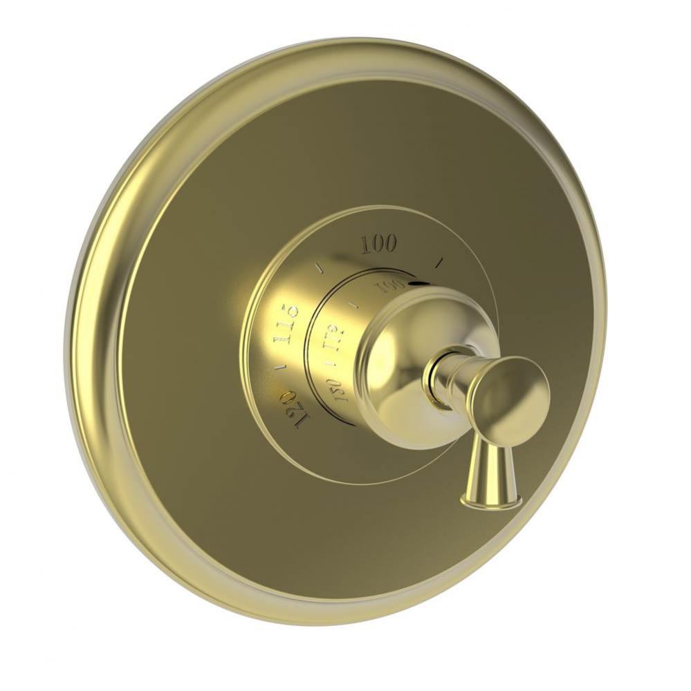 Vander 3/4'' Round Thermostatic Trim Plate with Handle